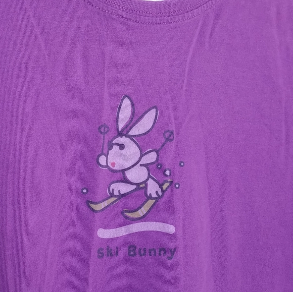 Life is Good Ski Bunny Shirt XL 12/14 - Picture 3 of 6